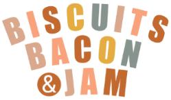 Biscuits Bacon and Jam